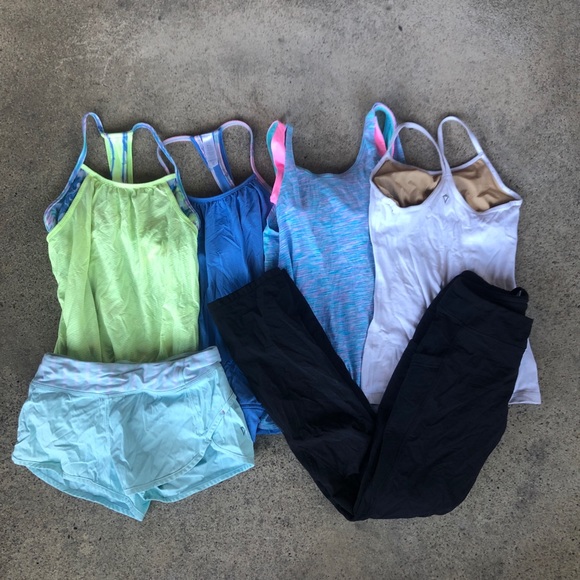 lululemon athletica Other - Ivivva Girl’s Lululemon Lot Tops and Pants